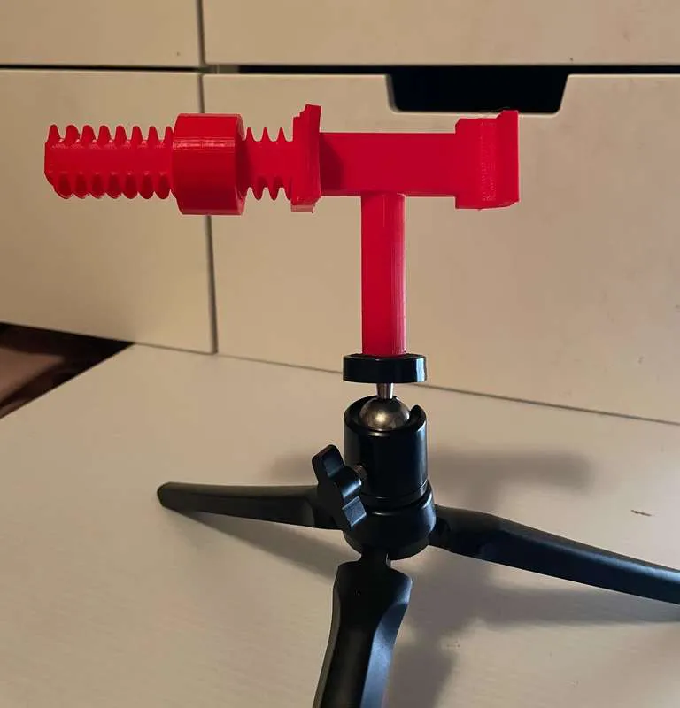 Phone holder for tripod