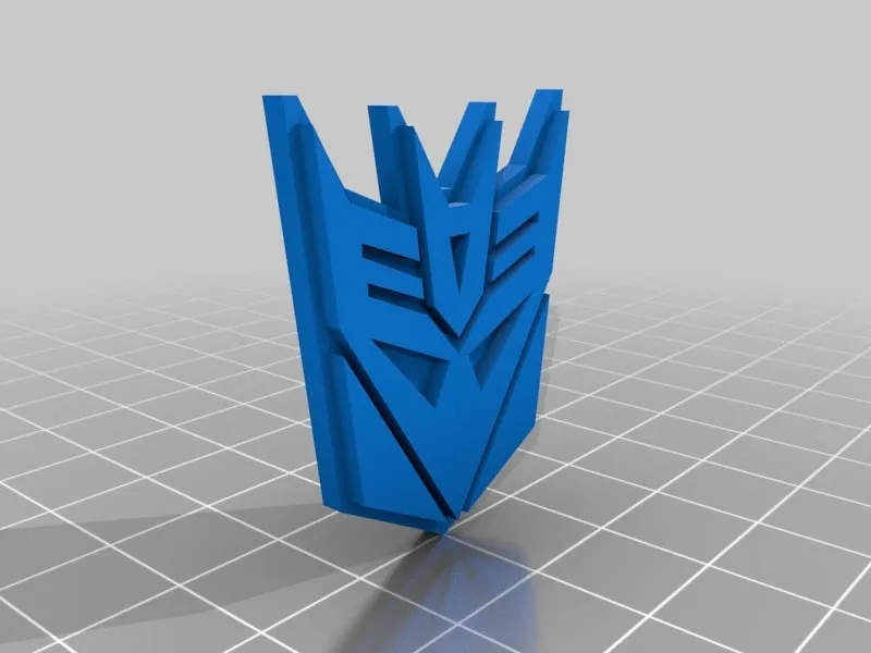 Decepticon Symbol Keychain