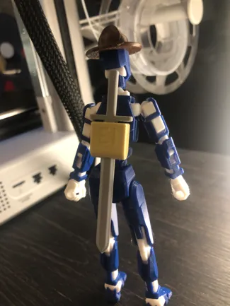 Dummy 13 back sword holder