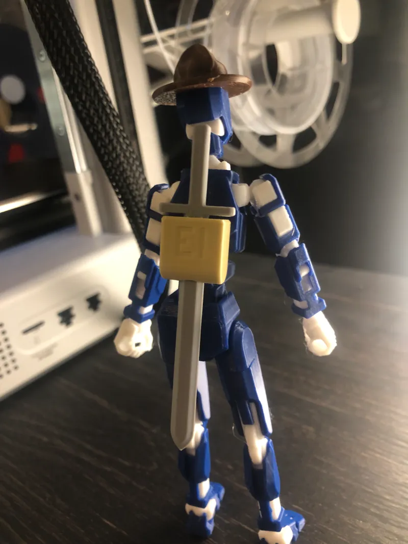Dummy 13 back sword holder