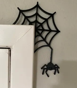 Spiderweb door hanger