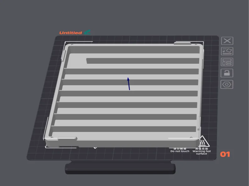 Stackable keycap tray with magnet hole