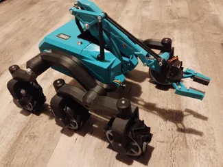 ESP32 CAM Rover with robotic arm