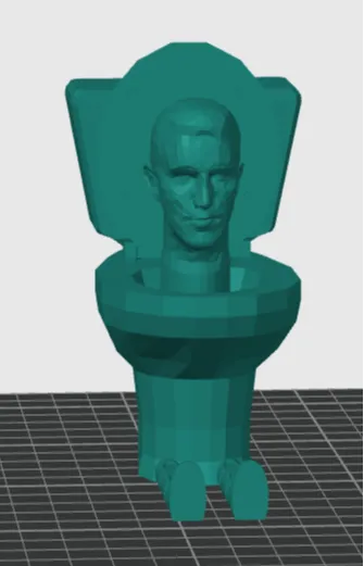 Skibidi toilet with articulated legs