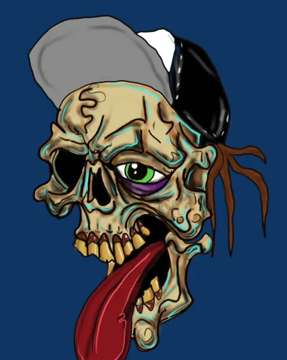 skull hat 