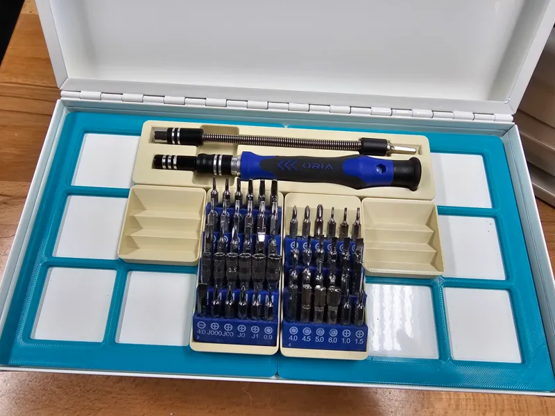 Gridifnity Oria style bit driver storage