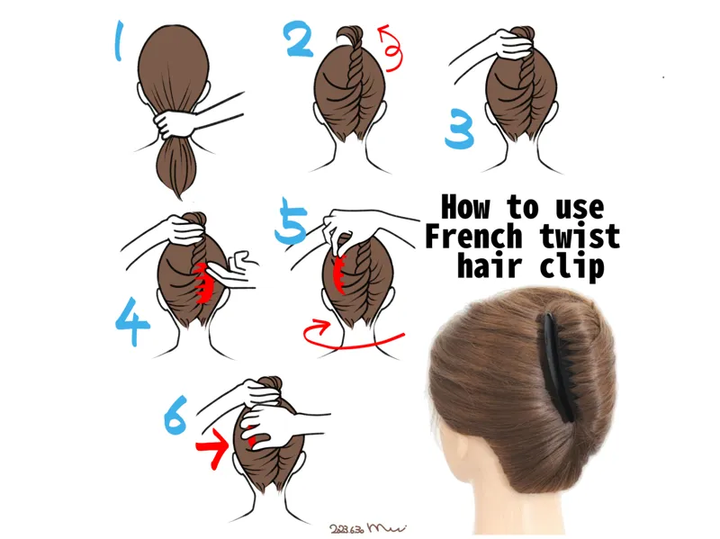 French twist hair clip