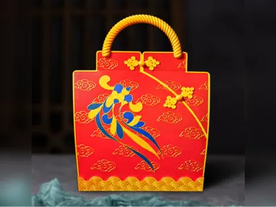 Chinese-style Qipao Bag, Spring Festival Handbag, National Tide Traditional Features
