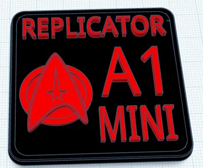 A1 Mini replicator x-motor plate