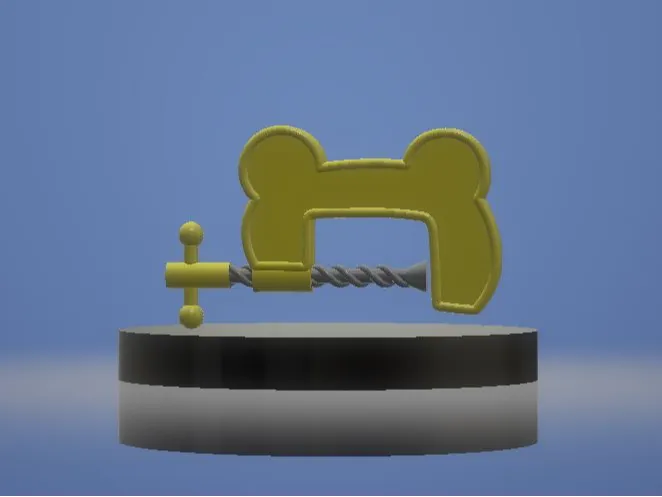 HACKSAW TOY PENDANT 3D PRINTABLE MODEL