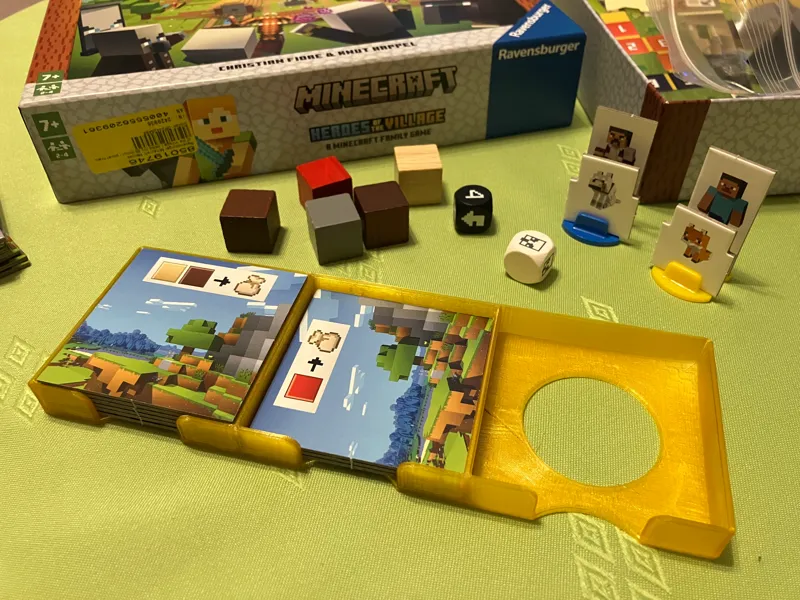 Minecraft Heroes of Village card box