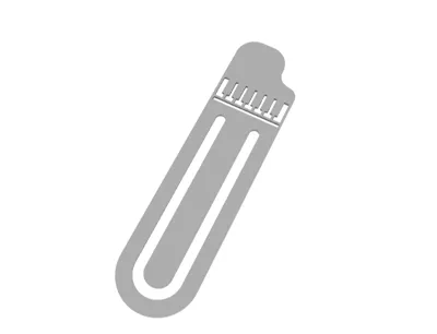 Piano bookmark