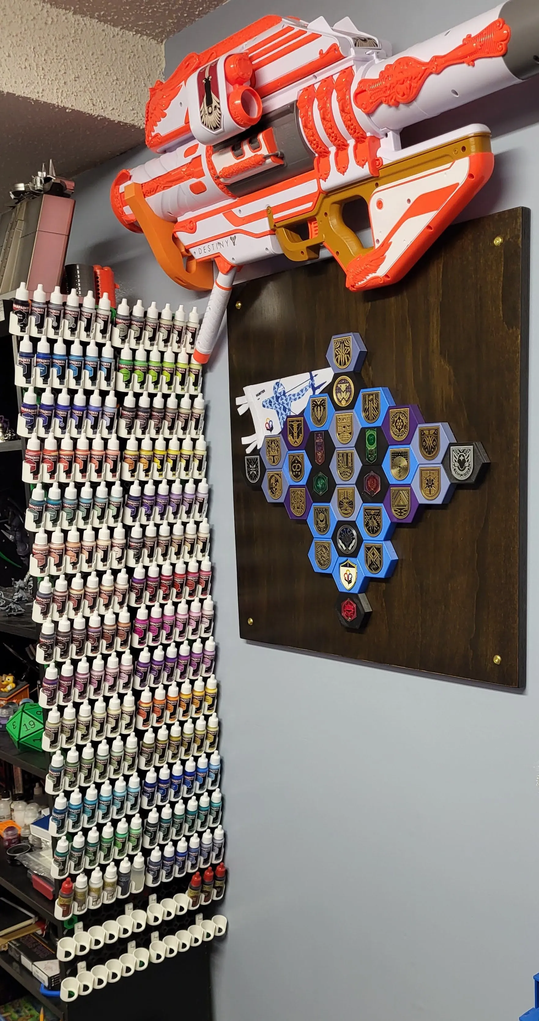 Multiboard/HSW Offset 26mm Paint Rack - 6 bottles - Free 3D Print Model ...