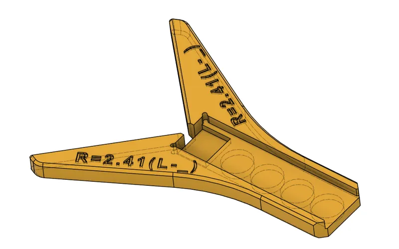 Radius Fillet Gauge print compensation