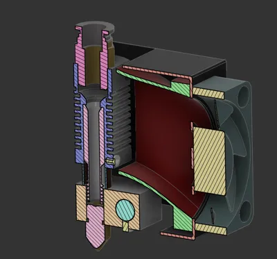 Ender 3 heat sink duct for externally mounted fan