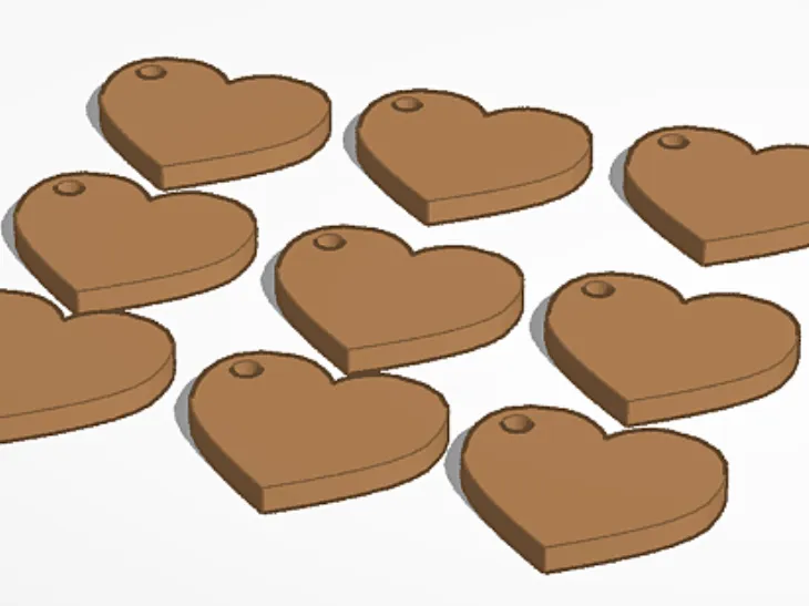 heart keychain