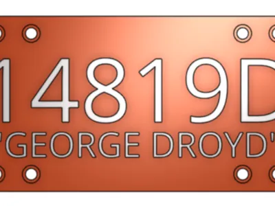 VEX 14819D "george droyd"