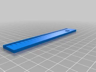 Extruder Calibration Ruler