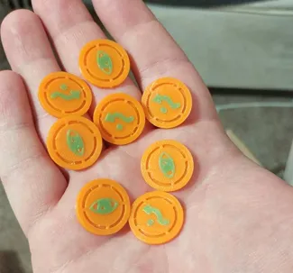 X-Wing Miniatures Game Tokens