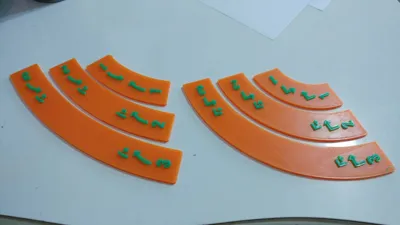 X-Wing Movement Rulers
