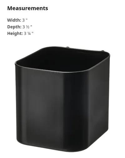 I KEA Skadis cup