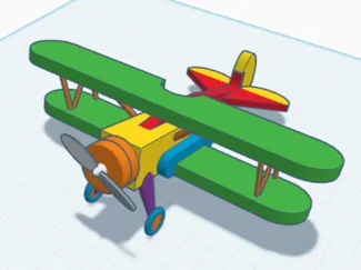 2 wing airplane