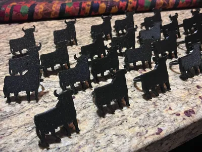 Osborne bull napkin holder
