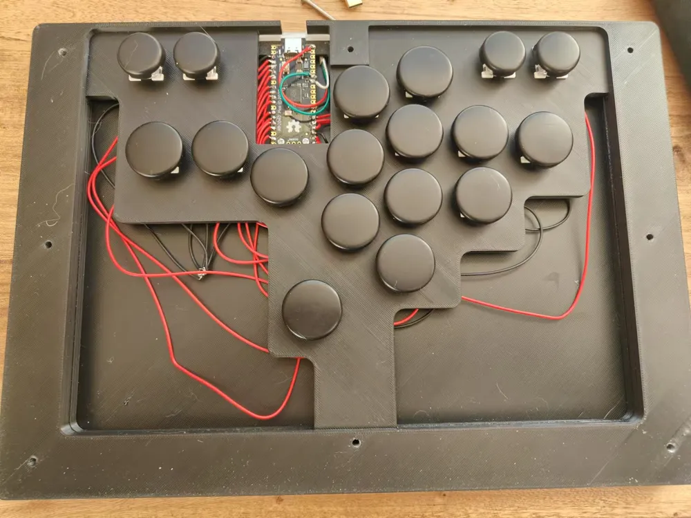 DIY HITBOX Arcade Stick with RGB Lighting, No PCB Required by TMA ...