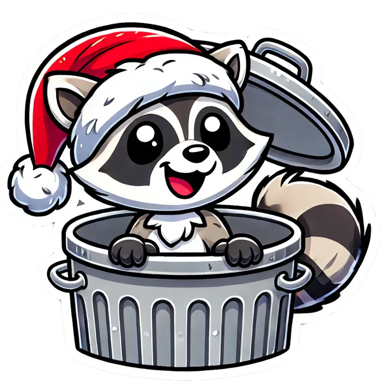 Raccoon Gift Tag