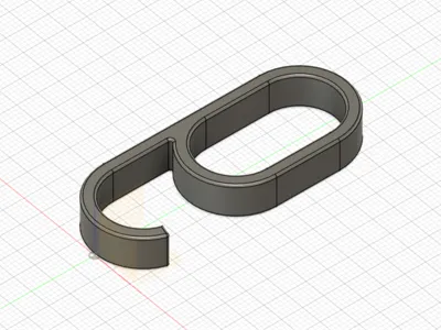 Oval Hook for Gedotec closets