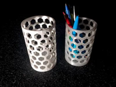 Hexagon cup, pen holder