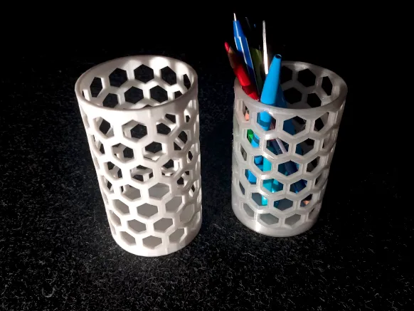 Hexagon cup, pen holder