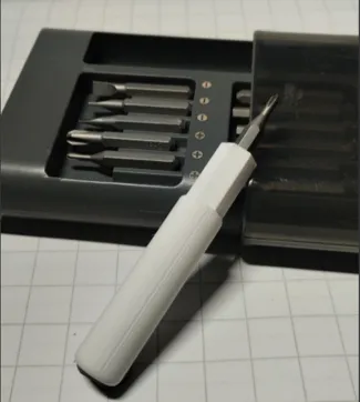 Screwdriver for 4mm hex bits