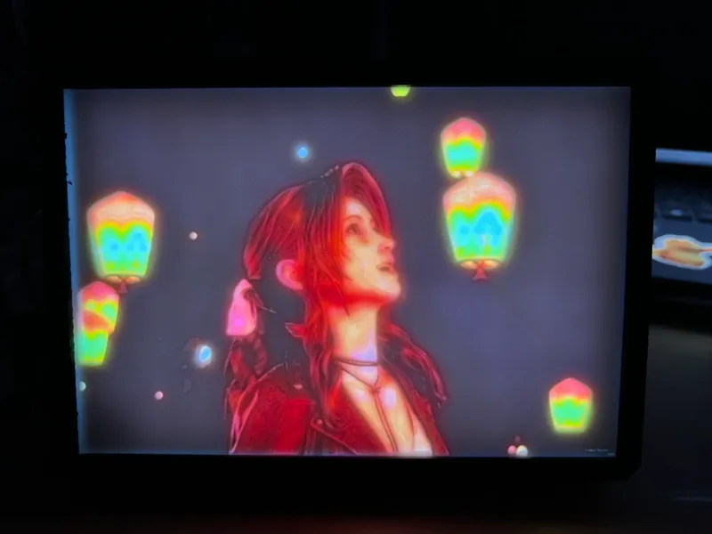 FF7爱丽丝彩色透光浮雕
