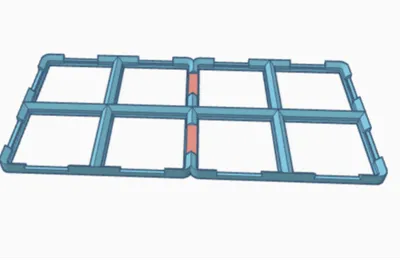 Connectable Gridfinity Baseplate
