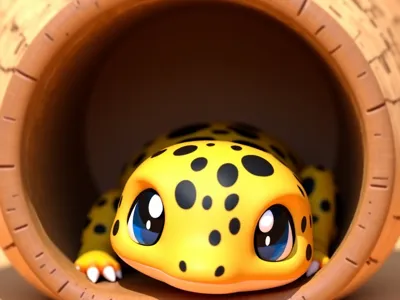 leopard gecko head