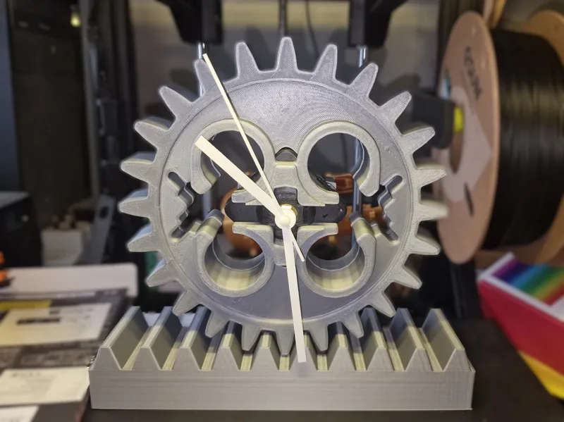 Large Scale Technic Wall Clock with optional Stand