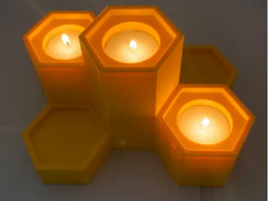Honeycomb Tealight Display