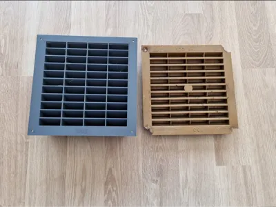 Caravan gas compartment ventilation