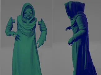 Alien abductor from the Star Trek Episode Schisms