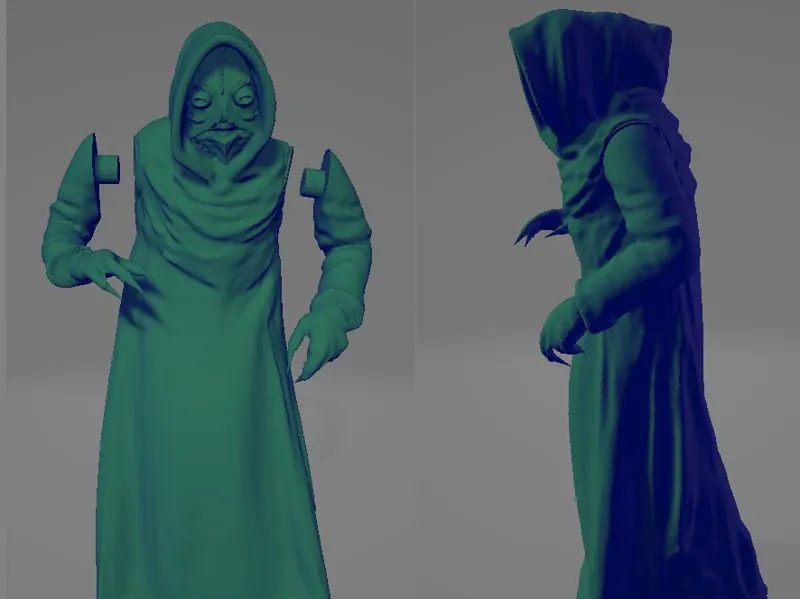 Alien abductor from the Star Trek Episode Schisms