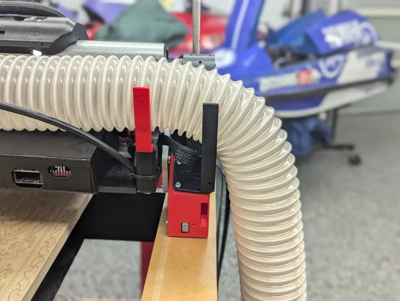Hose bump for the LowRider 4 CNC