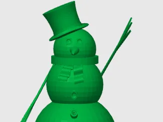 Snowman Valve Stem Cap for Cars and Bikes 