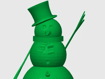 Snowman Valve Stem Cap for Cars and Bikes 