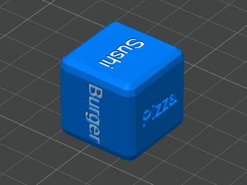 Customizable Rounded Dice with Engraved Words