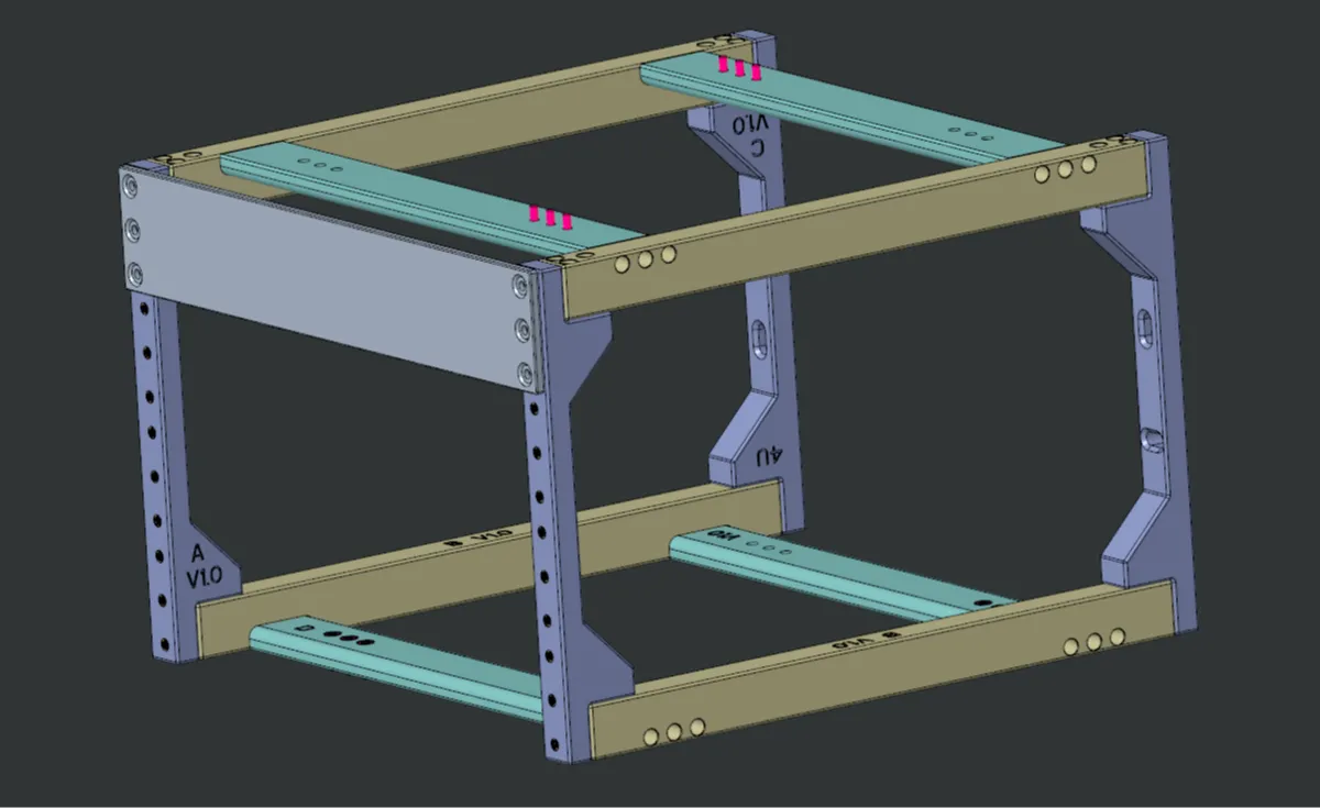 10 Inch Rack 3d Part 10-inch 4U Rack MK1 - Free 3D Print Model - MakerWorld