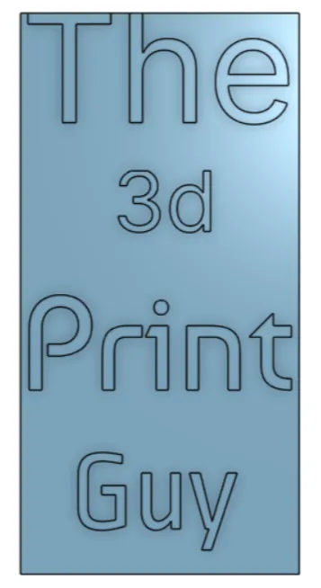 The3dPrintGuy Plaque