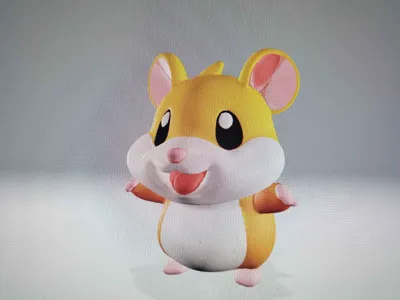 Cute Hamster ._. <3