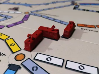 Tram for Ticket to Ride Gothenburg