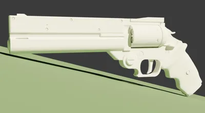 Trigun Revolver with mechanical parts
